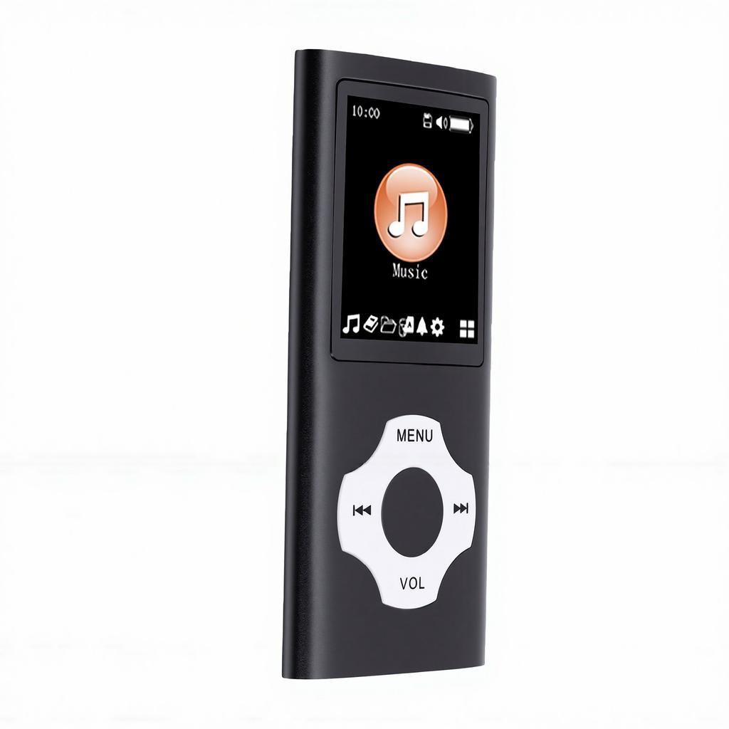 MP3 Music Player with Bluetooth 5.3 HiFi Sound Audio Player 1.8 Inch Screen Support for Kids Adults