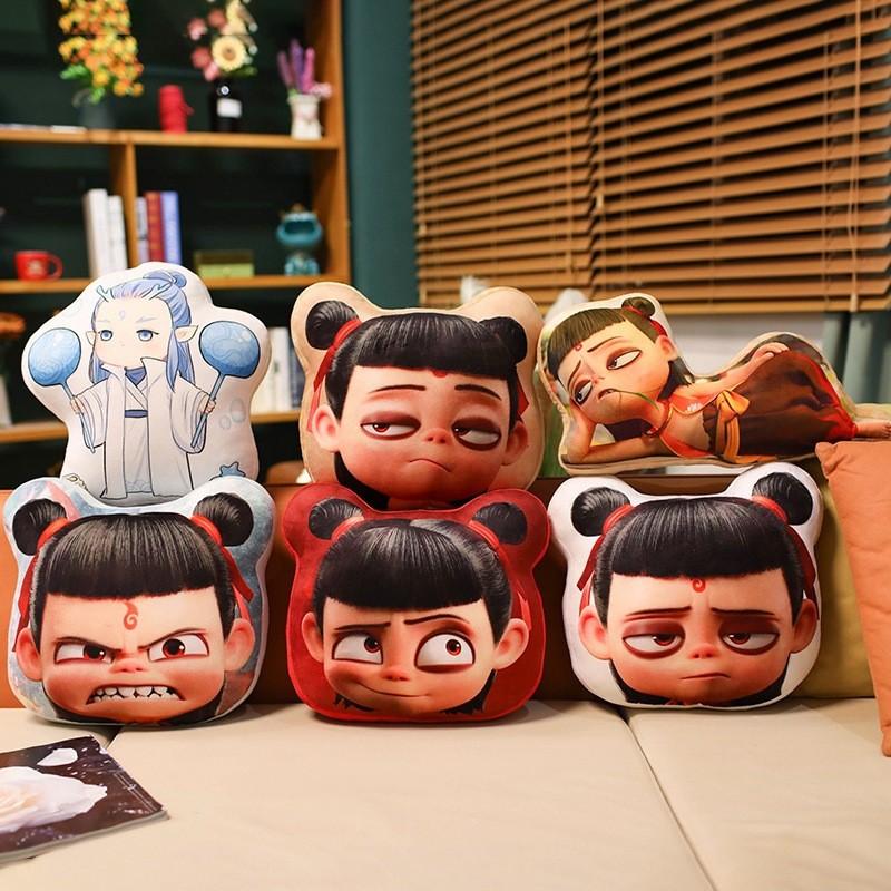Ne Zha Animation Cartoon Toy Simulation Funny Stuffed Plush Character Model Gift