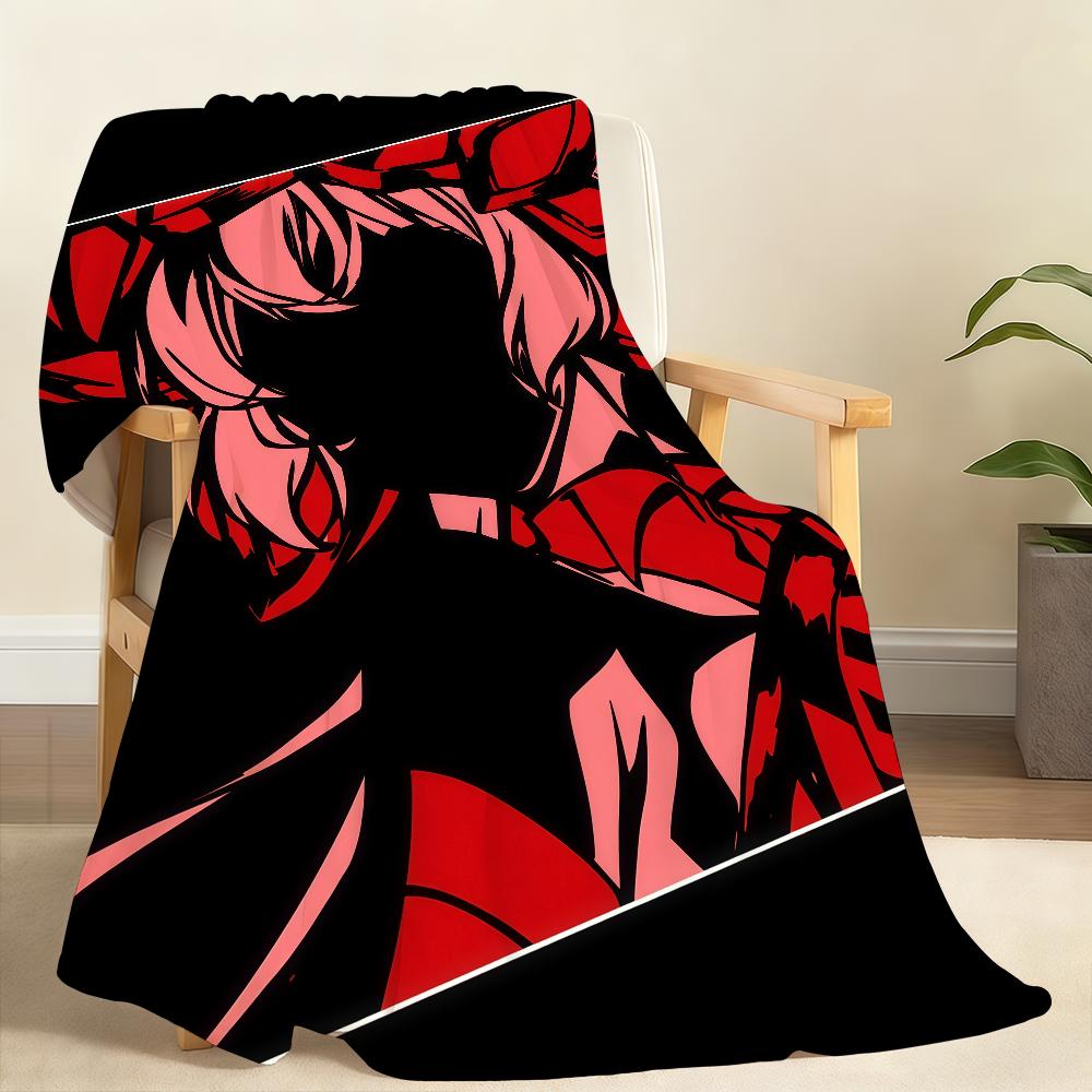 

Hot Anime S SymphoGearS Blanket For Soft Throw Blanket for Picnic Bed Sofa Home Bedroom Cozy Warm Comfortable 75x90cm