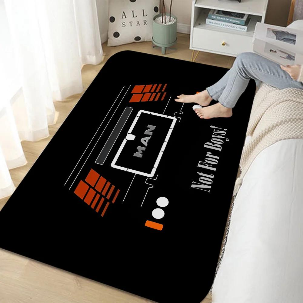 Man Truck Logo Door Mat Nordic Style Bedroom Living Room Doormat Home Balcony Anti-Slip Alfombra