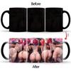 Creative Sexy Ass Magic Mug BSKT-071 Sublimation Tumblers Coffee Cup Ceramic Mugs Cups Color Change Cup Personalized Gifts Anime