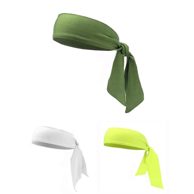 Elastic Sports Ribbon Pirate Sweatband for Tennis Unisex Men Women Teens Headband Gym Fitness Yoga Hair Bands Athletic Headwear
