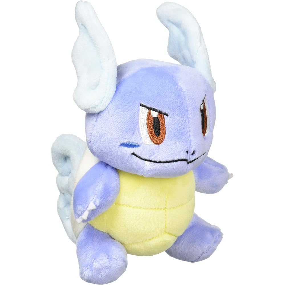 Pokemon Center Original Pokmon Fit Squirtle Plush Toy 14.5x12x8 cm