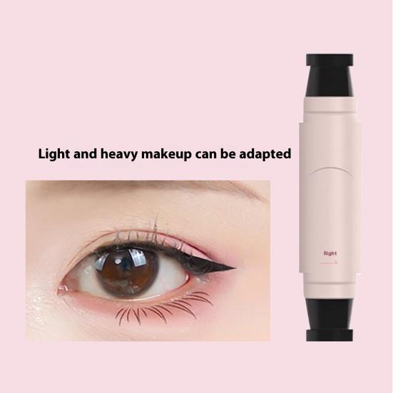 2.1ML Dobbeltsidig Presisjons Eyeliner Stempel Langvarig Vanntett Smudge-sikker Flytende Eyeliner Penn Enkel Cats Eye Mal Sminkeverktøy