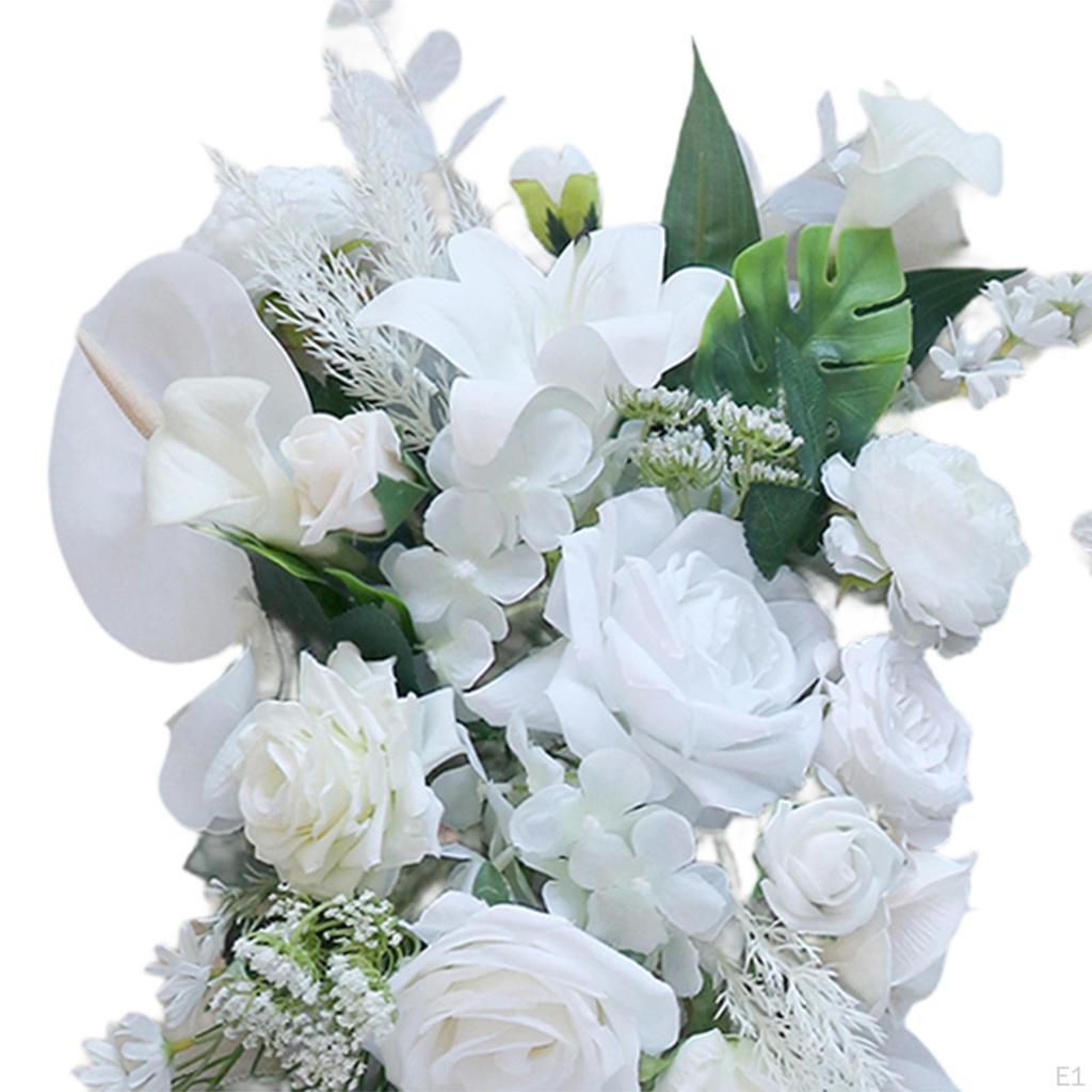 Wedding Car Decoration Set and Bows Bouquet DIY Simulation Flowers Ribbons for