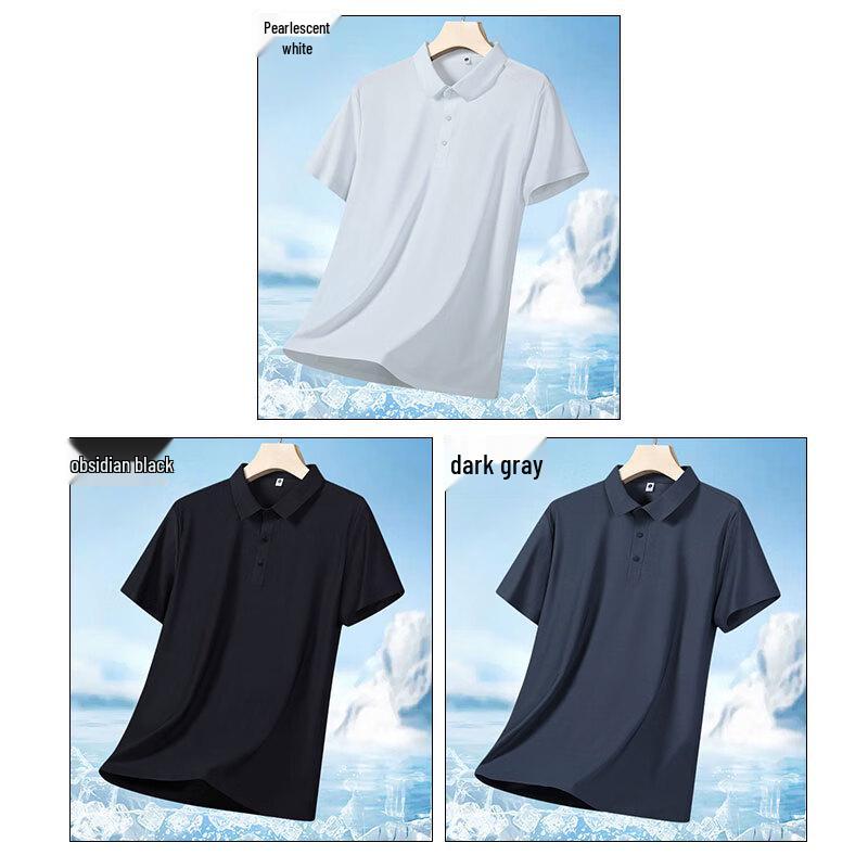 Men's Ice Silk Quick-Dry Polo Shirt