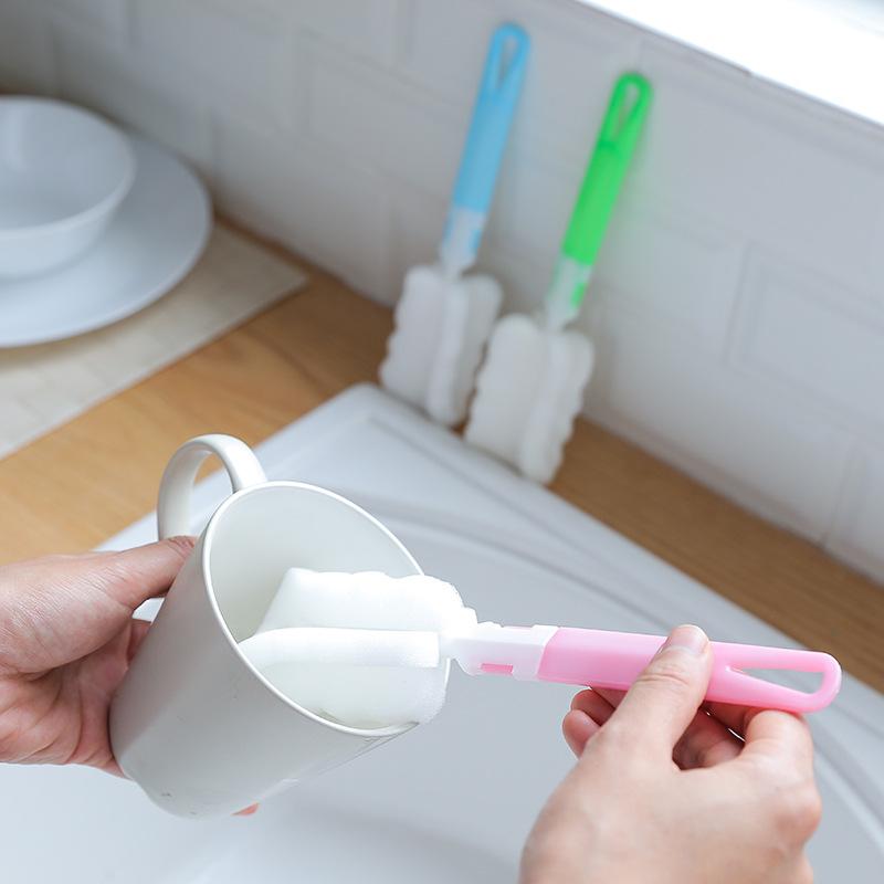 Detachable Cup Cleaning Brush Plastic That Doesn't Hurt Hands Powerful Long-handled Cleaning Brush Cup Brush