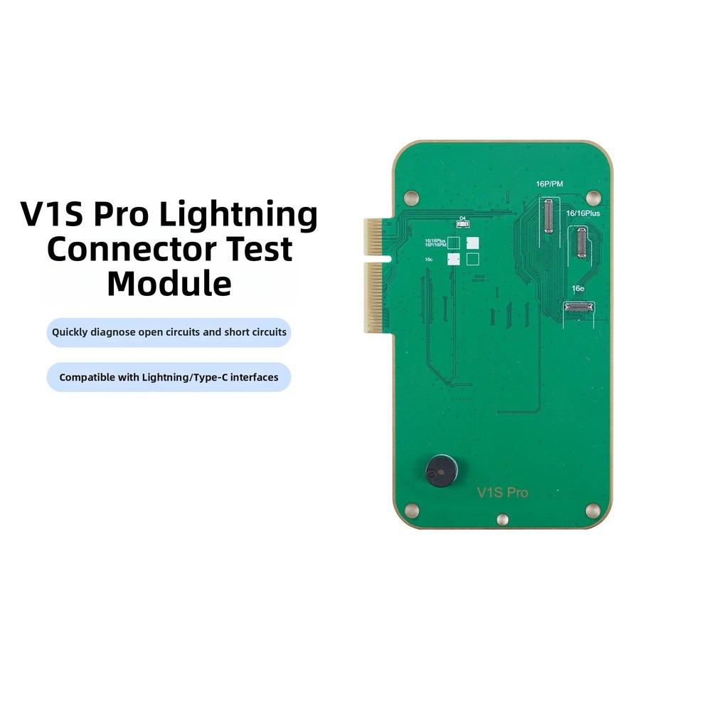 For JCID V1S Pro Tail Ribbon Cable Tester Check Mic Air Pressure Sensor For IPhone 12 To 16 Phone Maintenance Equipment