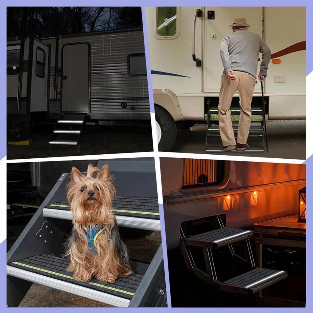 RV Foot Mats Stair Mats Protective Step Mats Non-slip Heavy Duty Replacement Part Motorhome Accessories For Travel Camping 1PC