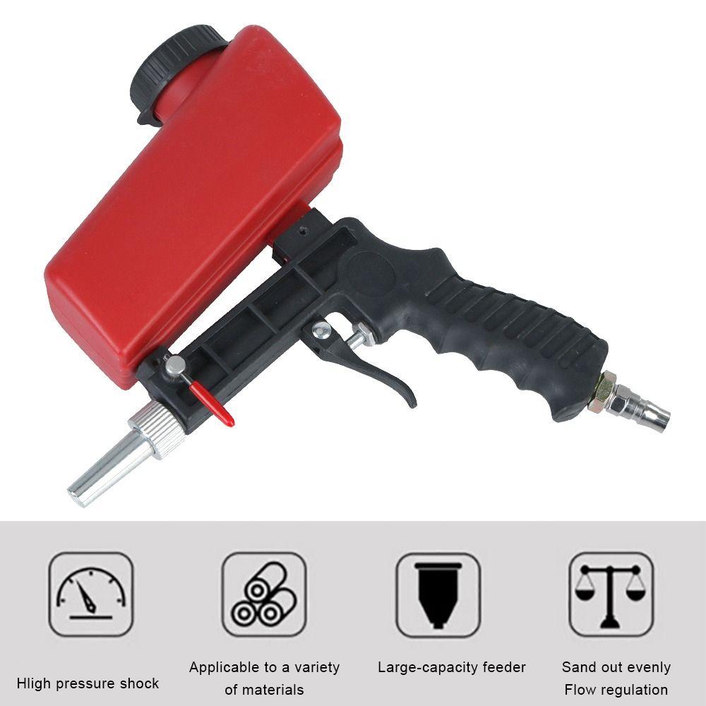 Handheld Sandblasting Tool Adjustable Gravity Blasting Tool Air Sand Blaster  Home Improvement