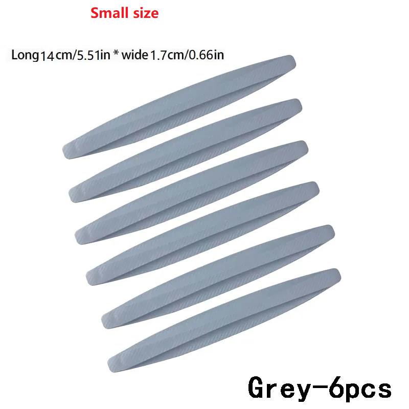 6/4Pcs Anti-collision Car Bumper Protector Large/Small size Strip Guard Corner Protection Strips Scratch Crash Blade Auto Tools