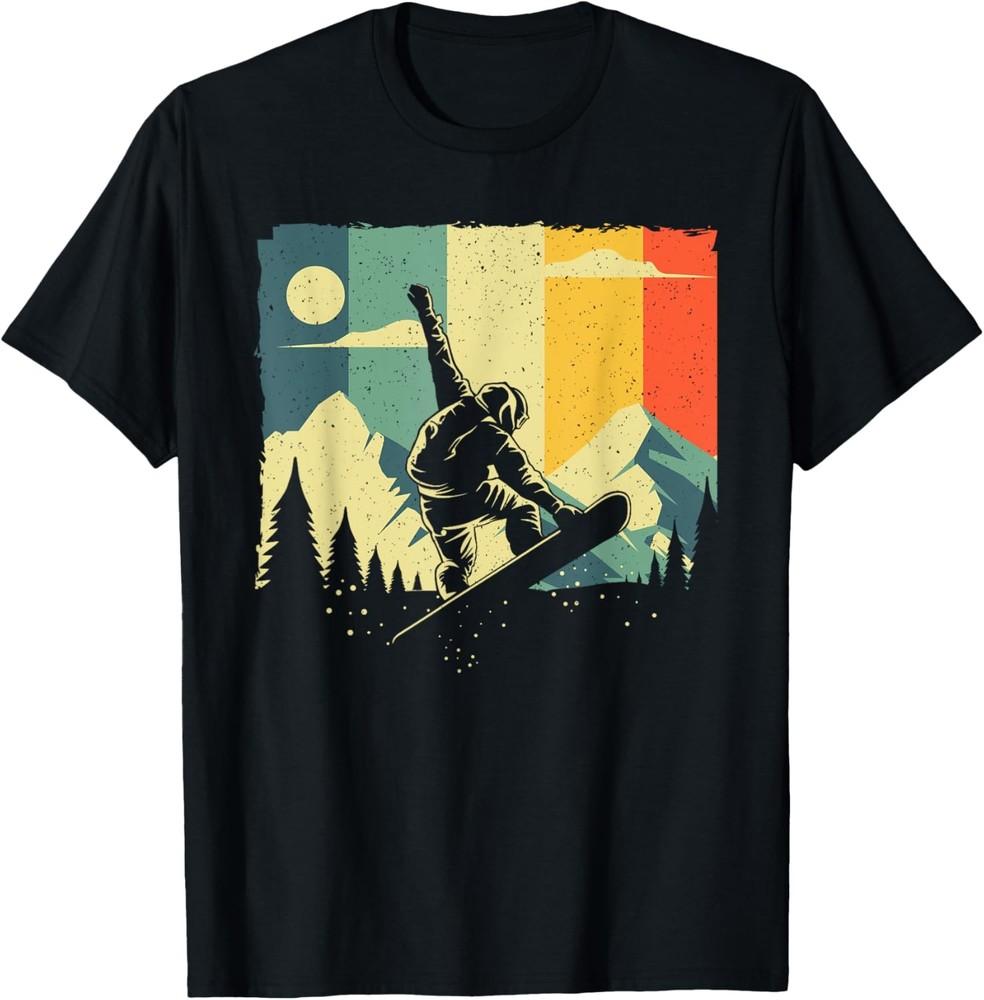 

Cool Snowboarding Design For Men Women Vintage Snowboarder TShirt Unisex T-Shirt XXXL