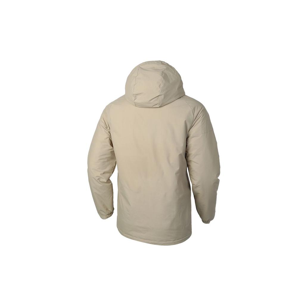 Adidas Windproof Warm Hooded Sports Cotton Jacket Winter Men Jacket Khaki GE5823