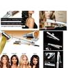 Professional Air Curling Iron Max 2-Way Rotating Hair Curler 2 In 1 Electric Heating Straightening Hair Curler Brushes Instyler