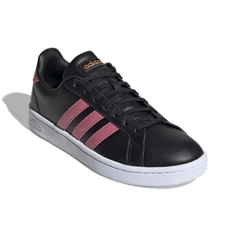 Adidas Neo Grand Court 'Black Pink' Women's Sneakers FW0798