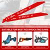 25 Pcs Metal Saw Blade 9 Inch 14/18 TPI Reciprocating Saw Blades High Speed Steel Wood Cutting Saws Blades for Logs Wood Cutting
