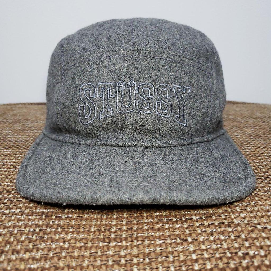[USED] Stussy Wool Cap Vintage Jet Cap Archive 90s