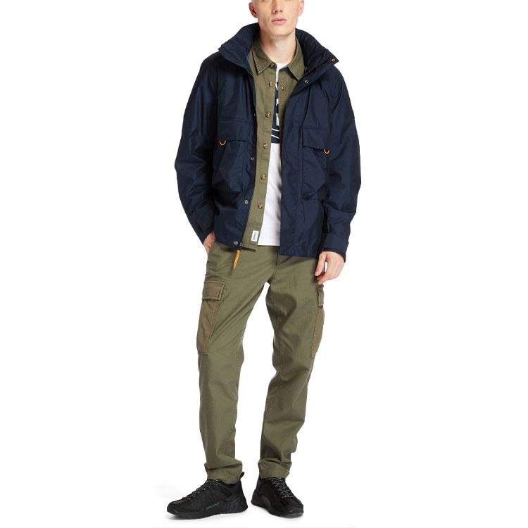 Timberland Jachete impermeabile Bărbați Safir Închis Cu glugă Moderate A24YY-433