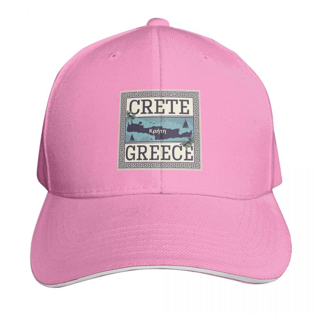 Crete Greece Baseball Cap Breathable Mesh Back Adjustable Buckle Closure Moisture Wicking Quick Dry