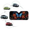 Butterfly Floral Foldable Car Windshield Sunshade - Universal Fit