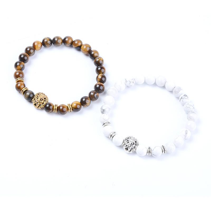 Viennimel White Pine Lion Head Bracelet