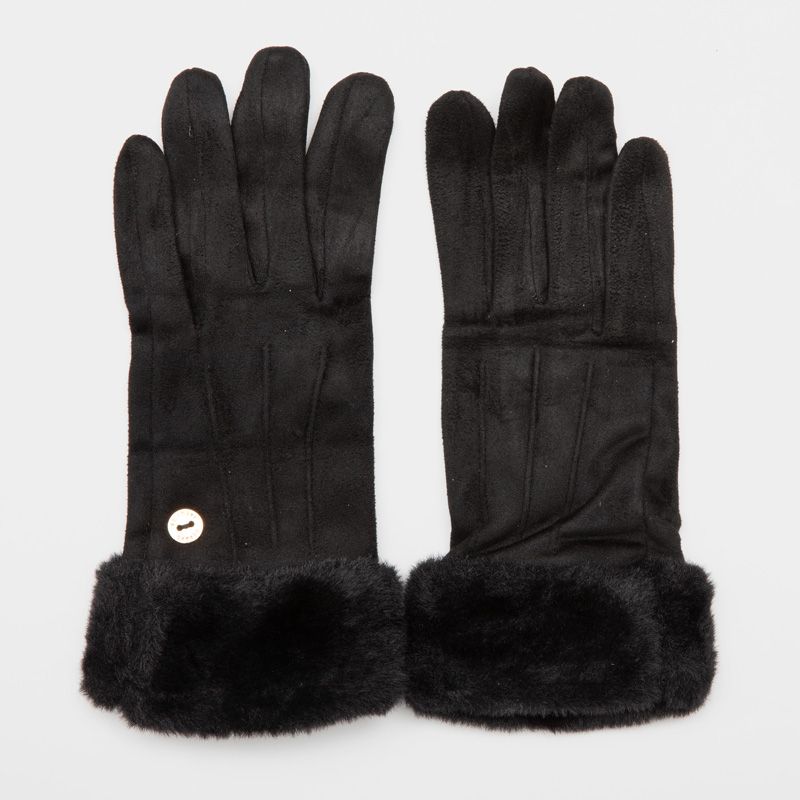 Gants sudédine avec fausse fourrure Femme GERARD PASQUIER