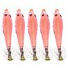 5pcs Squid Jig Hooks Glow Blowing Tube Fishing Hook Artificial Luminous Squid Sleeve Lures Hook Squid Catcher Hard Baits