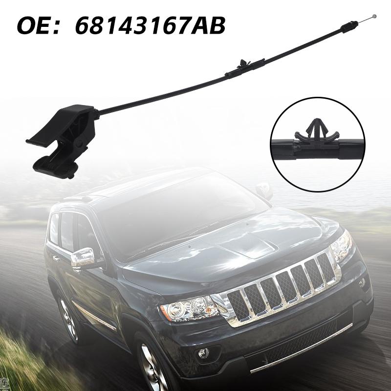 Outside Hood Mounted Release Handle Cable 68143167AB For Jeep Cherokee 2014 2015 2016 2017 2018 53194075 53476413 68290771AB