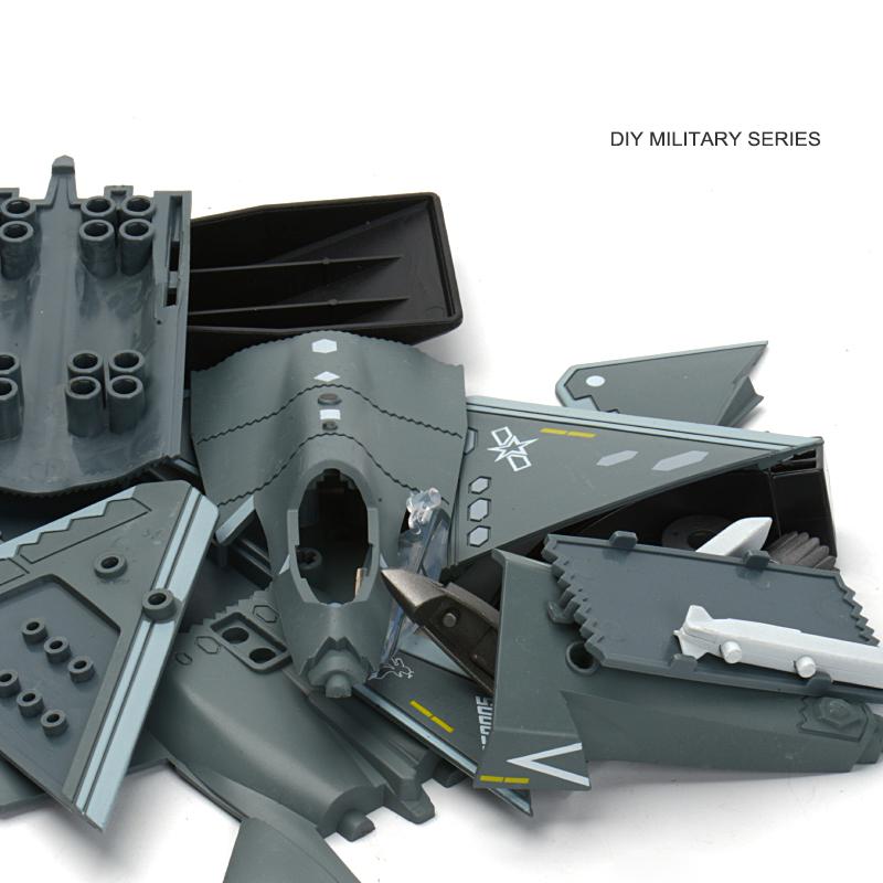 1/72 Modern Military Model Fighter J-35 SU-57S F-14 AH-64 Tank Assemble Collection Toy Copter Airplane Puzzle Assembly Model