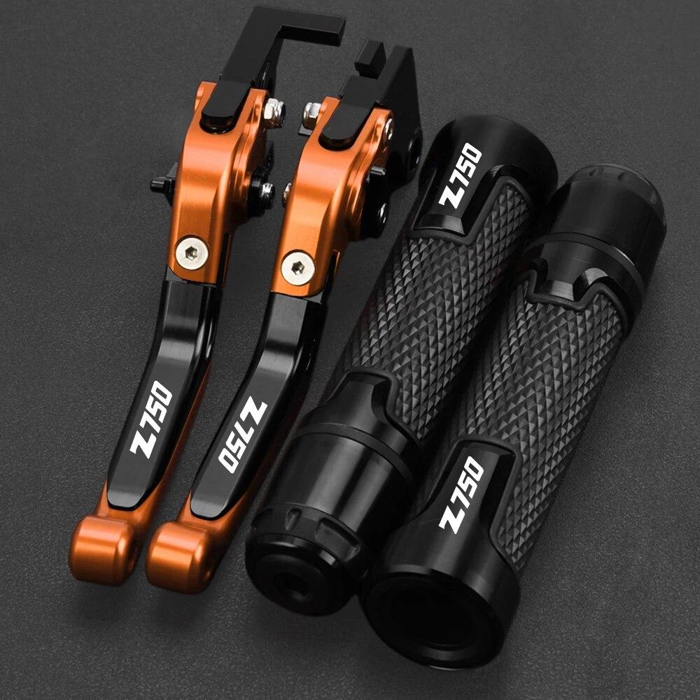 2011 2010 2009 2008 Motorcycle Brake Handle Clutch Lever CNC Aluminum Adjustable Clutch Brake Levers FOR Kawasaki Z750 2007-2012