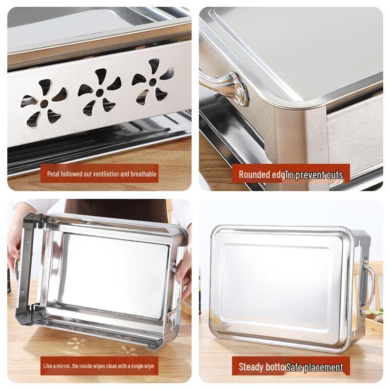 Yunka Dual-Fuel Stainless Steel Fish & BBQ Grill