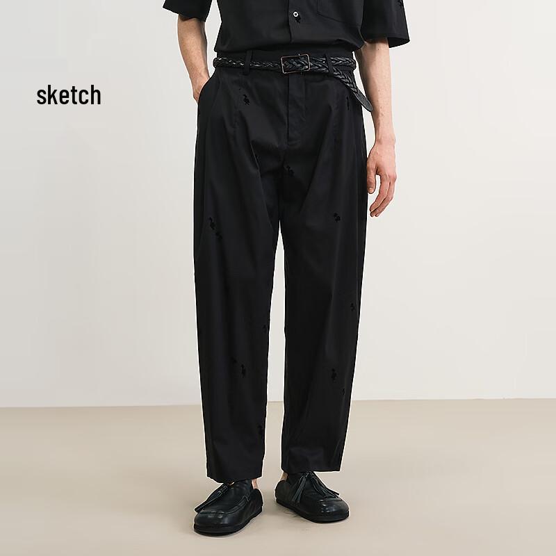 CROQUIS Men s Straight-Leg Casual Pants L