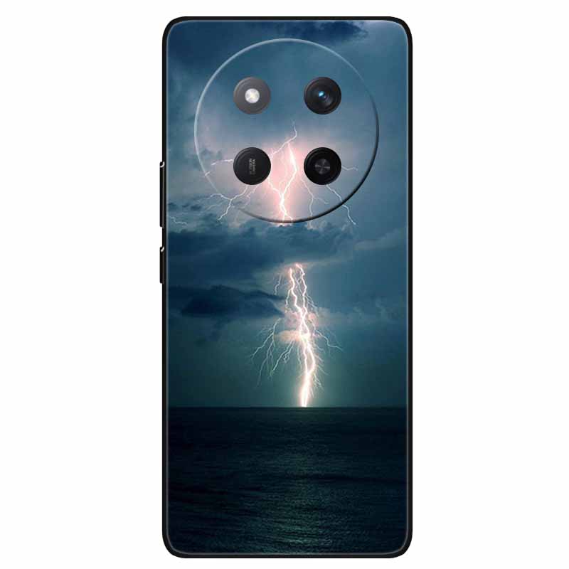 

For Honor Magic7 Lite 5G Case Cool Black Silicon Soft TPU Phone Cases for Honor Magic 7 Pro 7Pro 7Lite Protective Back Shell New Honor Magic7 Pro