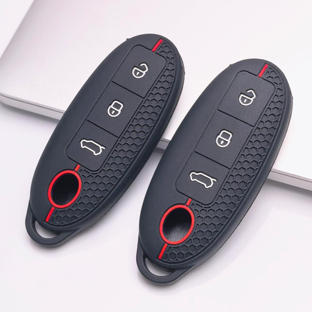 Silicone Car Key Cover for Dongfeng Fengguang S560 500 370 Aeolus A60 E70 Yixuan Forthing S500 F600 Rich Navara Yulon Luxgen S5