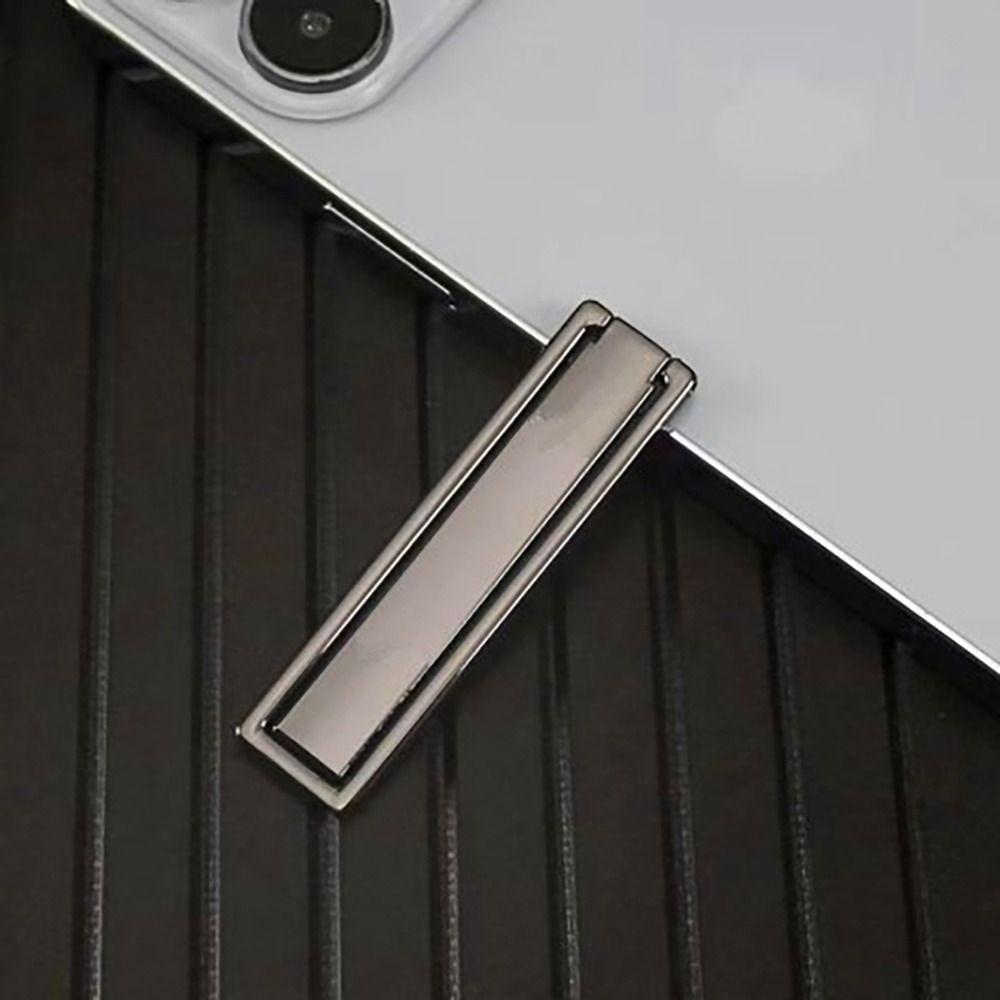 Zinc Alloy Phone Holder Ultra Thin Support Frame Creative Back Sticker Bracket  Universal