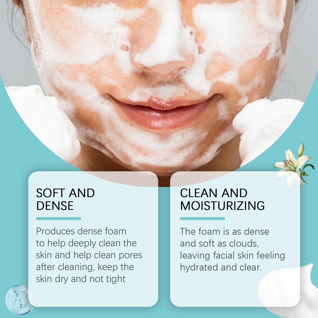 Acid Amino Gentle Cleansing Mousse Moisturizing Facial Cleanser For Smooth Skin