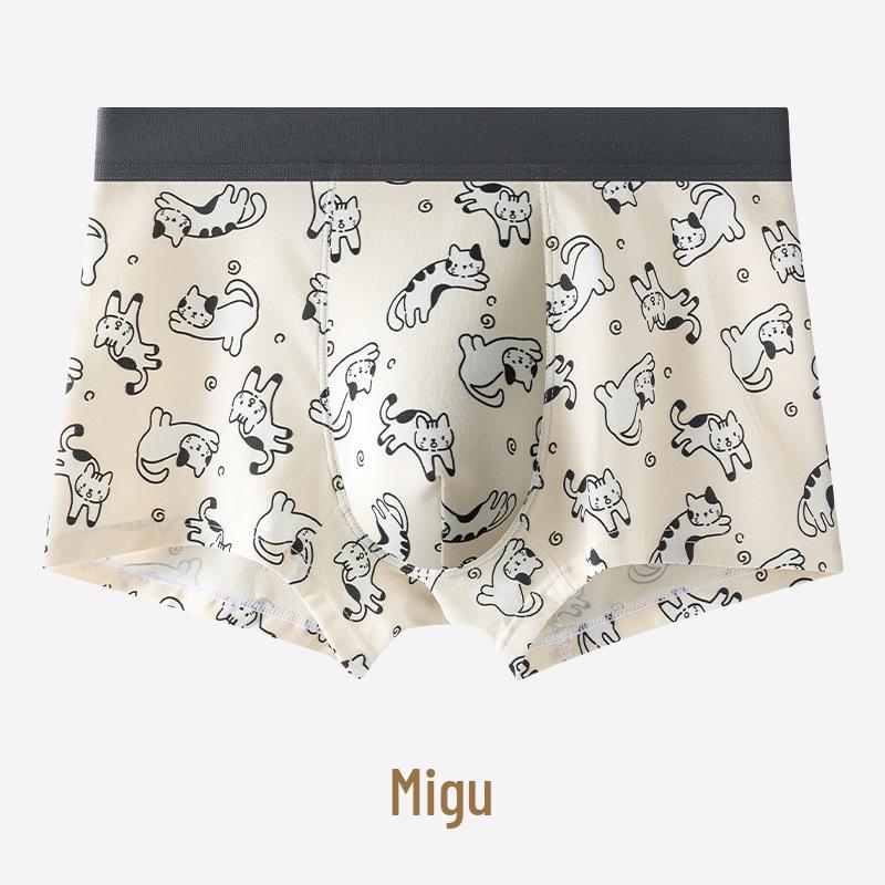 

Мужские трусы-боксеры с мультяшным принтом - Дышащее, удобное нижнее белье из чистого хлопка Large (L)