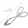 2 Pack 7-Inch Food Tongs for Serving, Thickening 304 Stainless Steel Flatware Buffet Tongs for Salad Cake Bread BBQ, Kitchen Scissor Cooking Tongs,