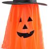 Halloween Hanging Decoration Outdoor Hanging Pumpkin Ghost with Witch Hat for Outside Yard Porch Lawn Tree Decor