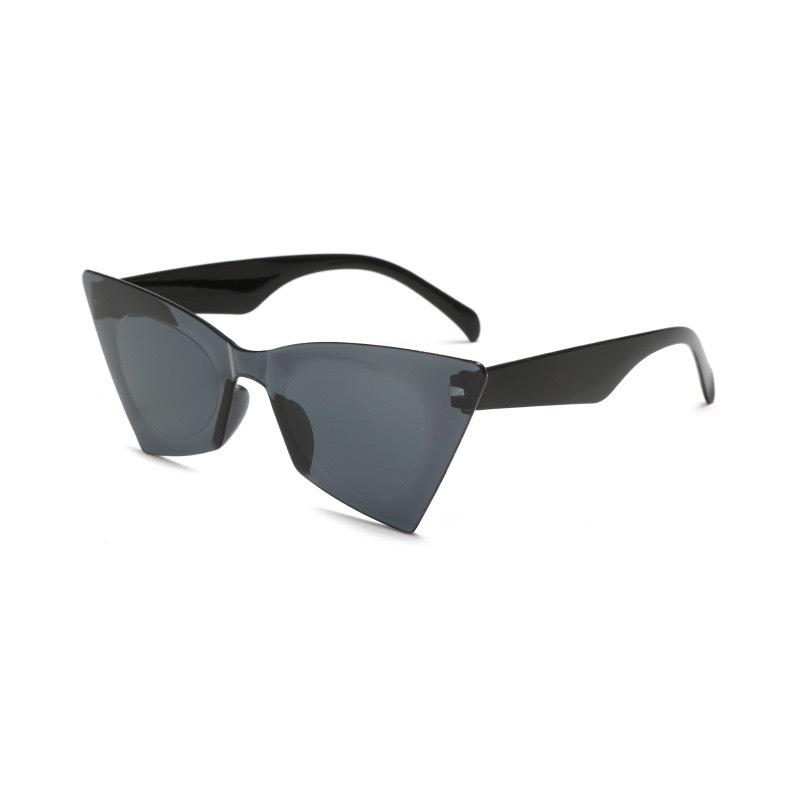 Frameless One-Piece Triangle Fashion Summer Sunglasses Bow, One-Piece Glasses, Sunglasses
