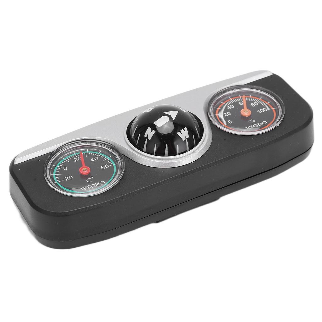 LC‑3 3 In 1 Car Navigation Dashboard Multifunctional Compass Thermometer Hygrometer Dashboard