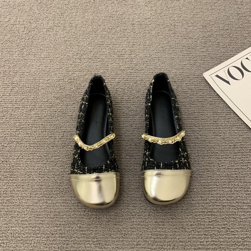 Xiaoxiangfeng Single Shoes Female Spring and Autumn Beanie Shoes Fairy Style French Gentle with Skirt Mary Jane Shoes