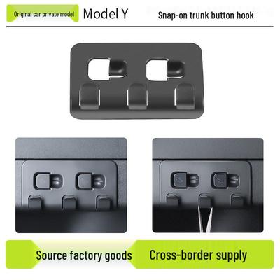 Accessoire Support Crochet Latéral de Coffre Tesla Model Y