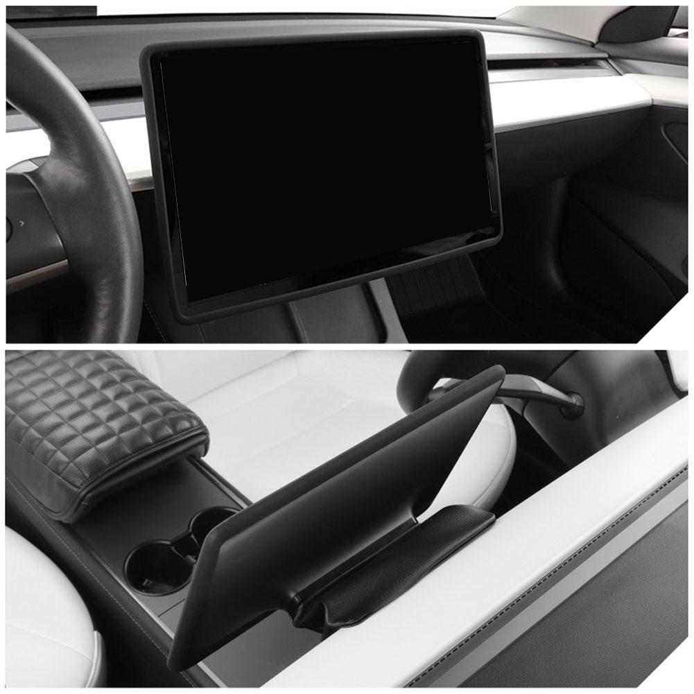 for Tesla Highland 2025 Juniper 2025-up Silicone Screen Frame Display Edge Protector Central Control Accessores Z6K0