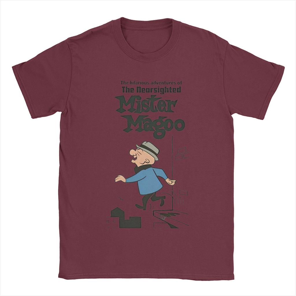 Men Women Print Mr. Magoo Funny T Shirt Tee Cotton  T-shirts Clothing