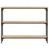 Console Table Sonoma Oak 100x22.5x75 cm Particleboard