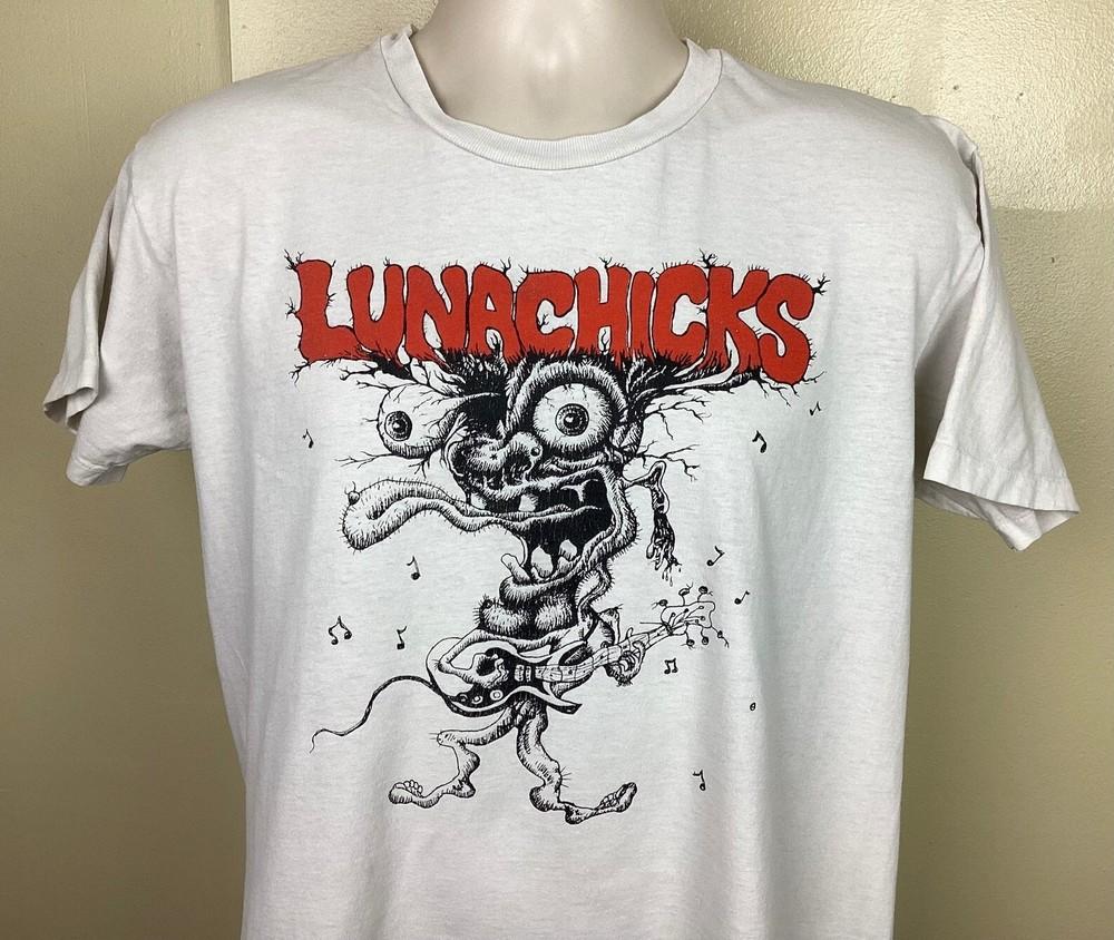 Rare LUNACHICKS Cotton Men All Size 10D107 Unisex T-Shirt M