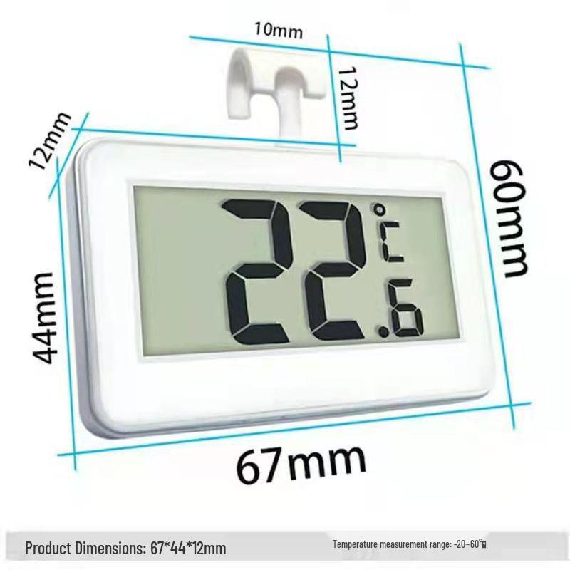 Digital Indoor/Freezer Thermometer with Large Screen