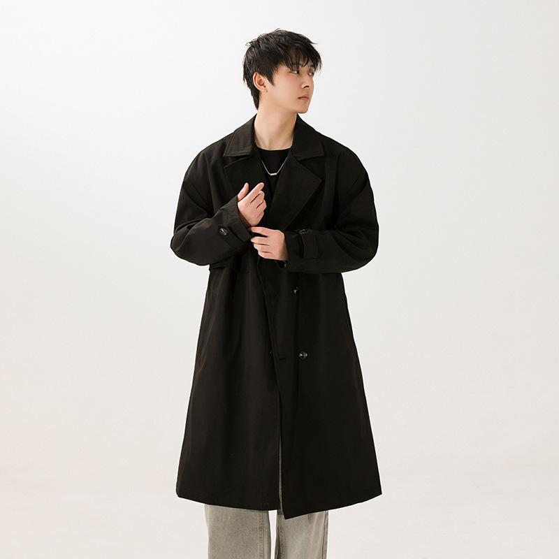 Mid To Long Windbreakers for Men In Spring and Autumn, Jackets, Suits, British Business Coats