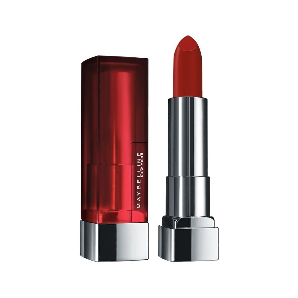 

Maybelline New York Matte Lipstick 3.9g Pack of 1 Intense Colour Creamy Long-Lasting Moisturised Lips 677 Noho Amber